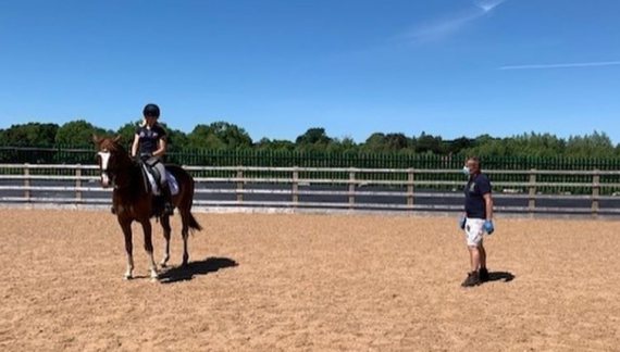 In the saddle fitting arena with Phillip Ireland